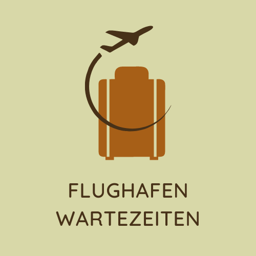 Flughafen Wartezeiten Logo